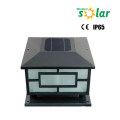 Outdoor lighting CE main gate LED Solar Powered Pillar Lights (JR-3018)